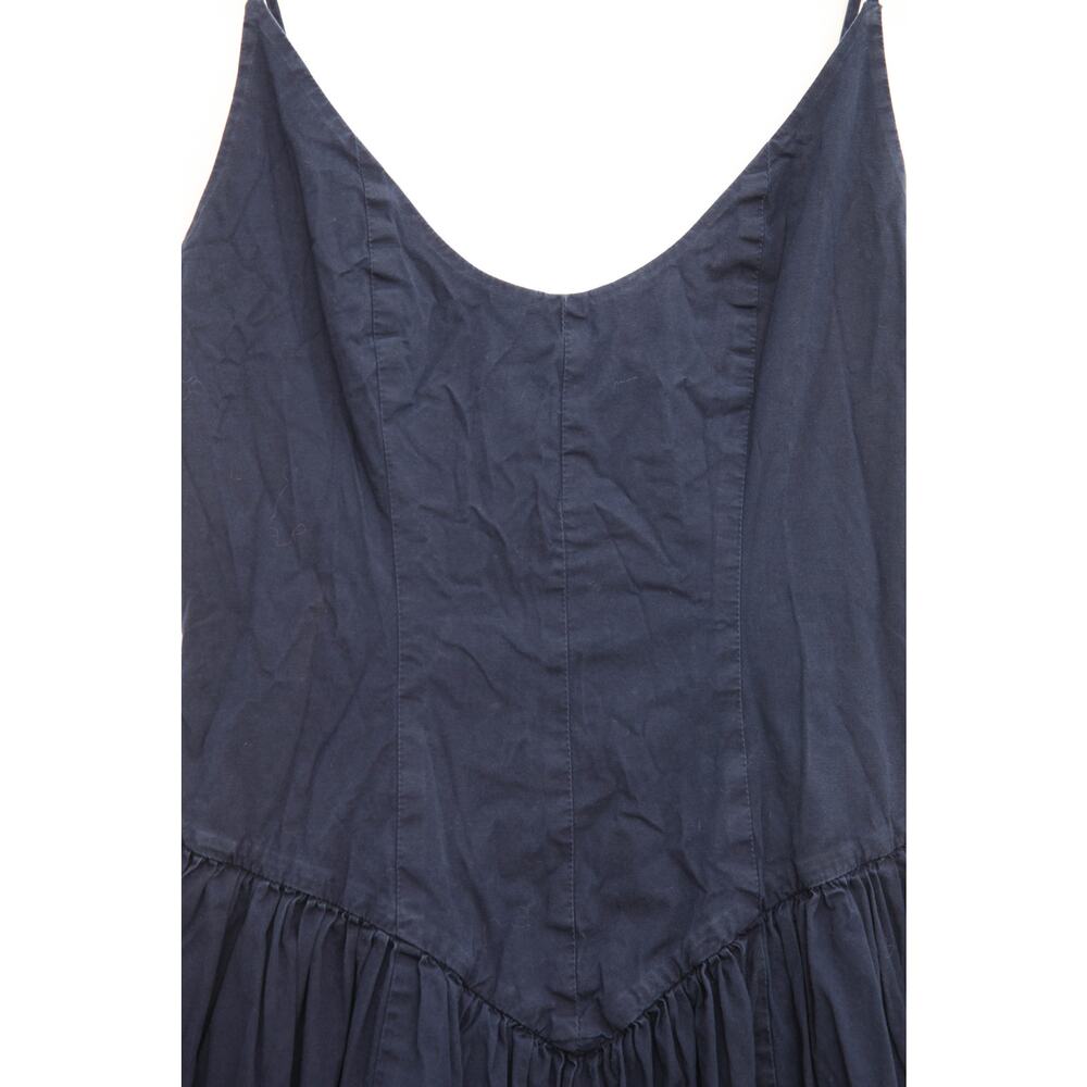 Staud Dena Blue Cotton Dress Size 4 - Picture 7 of 8